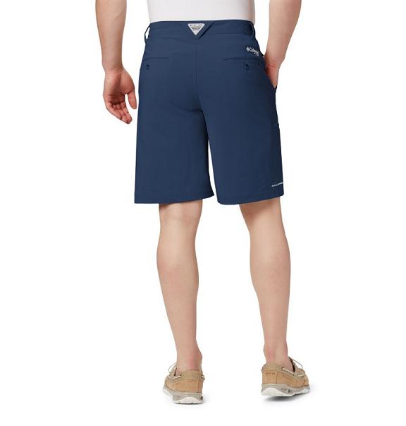 Columbia PFG Grander Marlin II Shorts Blue For Men's NZ74083 New Zealand